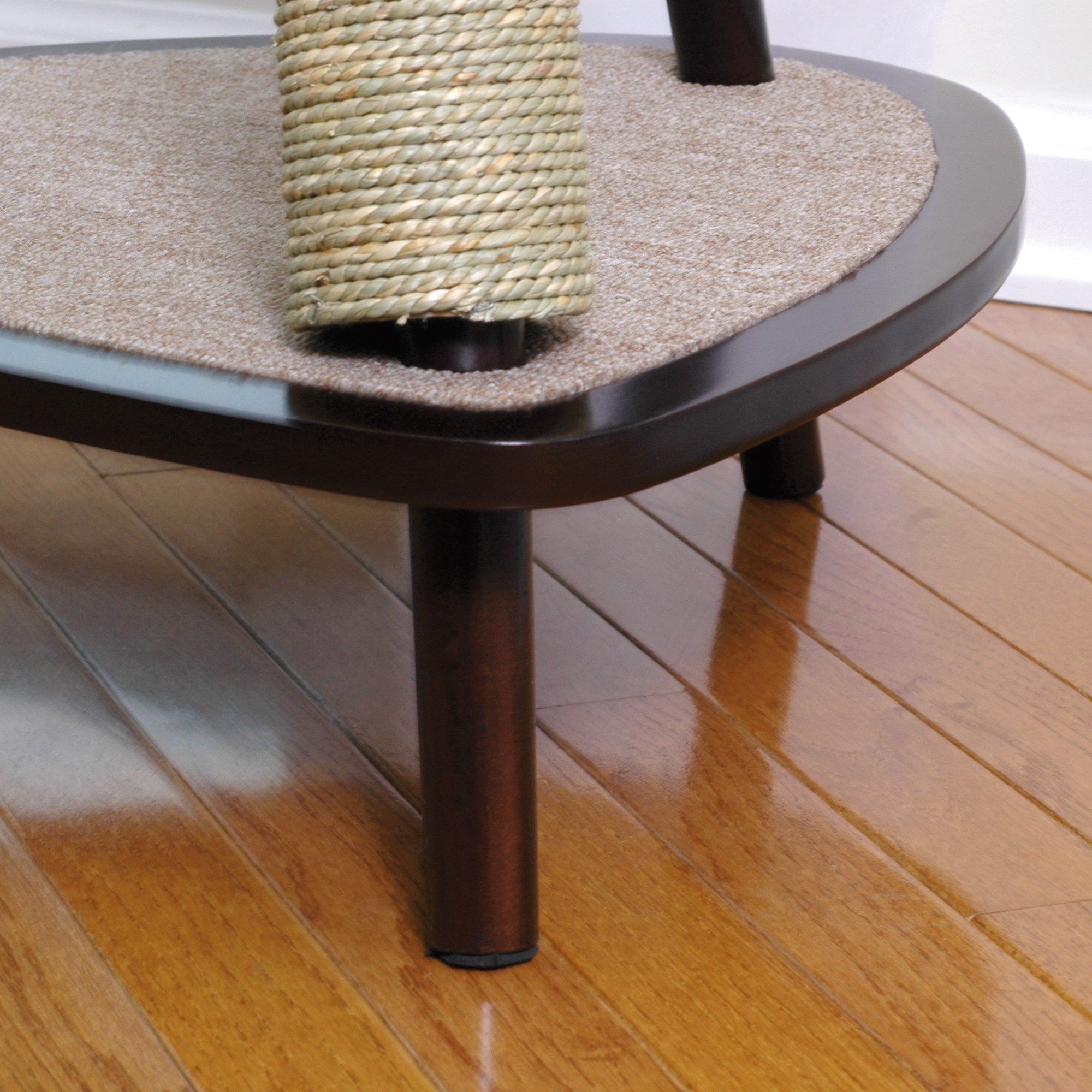 Sauder natural shop sphere cat tower